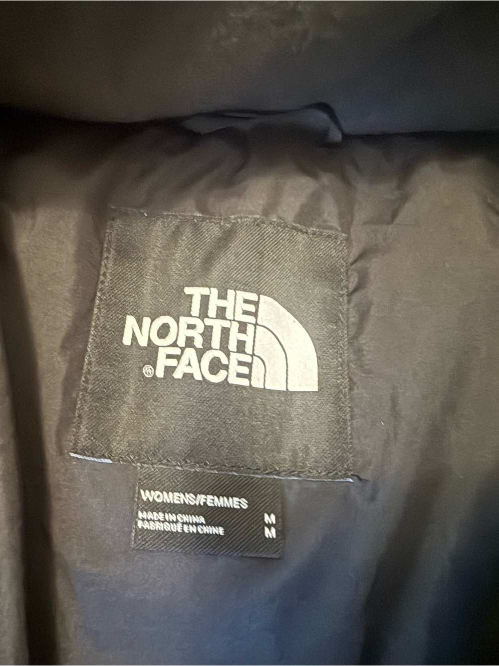 The North Face Black Down Puffer Faux Fur Hood Jacket M - Picture 10 of 13